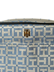 Bolsa Tommy Hilfiger Azul Monograma Crossbody Original - BGP