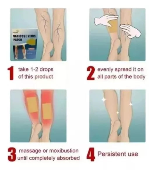 Pack De 10 Piezas De Parches Anti Varices - BGP