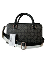 Cargar imagen en el visor de la galería, Bolsa Guess Dama Gris Con Detalles Negros Y Cadena Original  - BGP