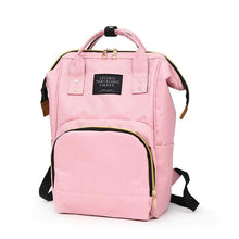 Cargar imagen en el visor de la galería, Mochila Pañalera 2 En 1 Cero Derrames Elegante  40x27x21 Cm - BGP