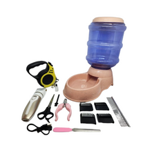Cargar imagen en el visor de la galería, Kit Para Mascota Correa Y Rasuradora De Regalo 1 Dispensador De Alimentos  - BGP