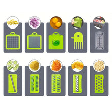 Cargar imagen en el visor de la galería, RALLADOR DE VERDURAS GRIS - BGP