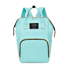 Cargar imagen en el visor de la galería, Mochila Pañalera 2 En 1 Cero Derrames Elegante  40x27x21 Cm - BGP
