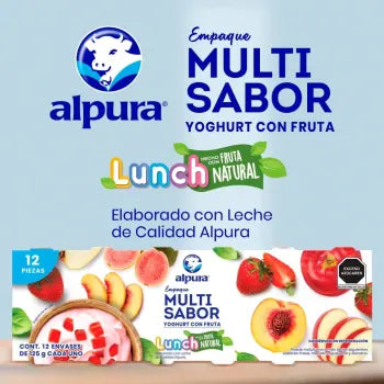 Yogurt Frutal Alpura 12 Pzas de 125 Gr - ZK