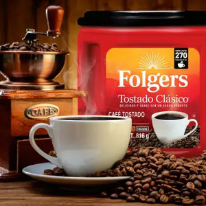 Café Tostado y Molido Folgers Tostado Clásico 816G - ZK
