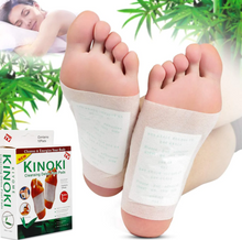 Cargar imagen en el visor de la galería, Pack 100 Parches Kinoki Desintoxicantes Para Pies Energia - BGP