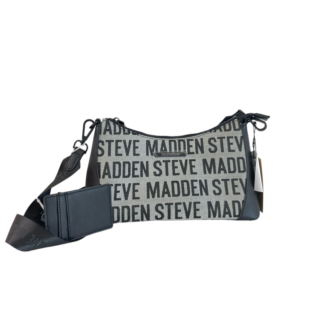 Bolsa Steve Madden Negra y Rosa con Tarjetero - BGP