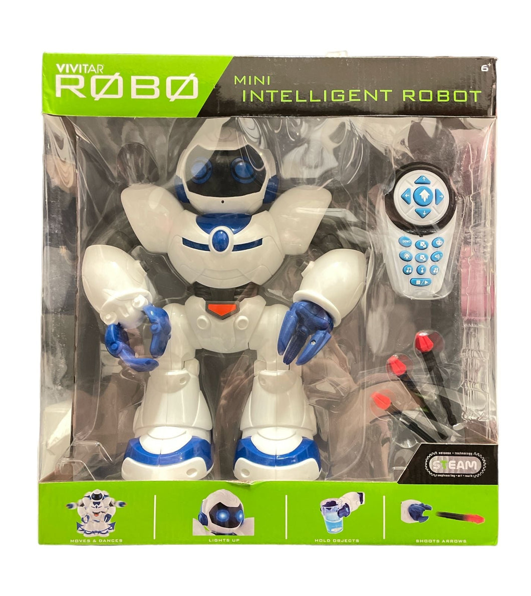 Juguete Mini Robot Inteligente Vivitar Con Control Importado - BGP