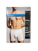 Cargar imagen en el visor de la galería, Set de Boxers Calvin Klein Cotton Stretch – Paquete de 3 Piezas para Hombre - BGP