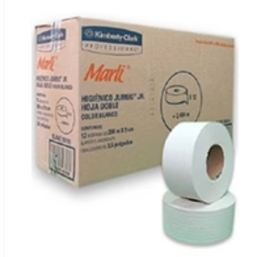 Caja Papel Higiénico Bobina Marli Jumbo Jr 200 mts x 9 cm 12R - SCG
