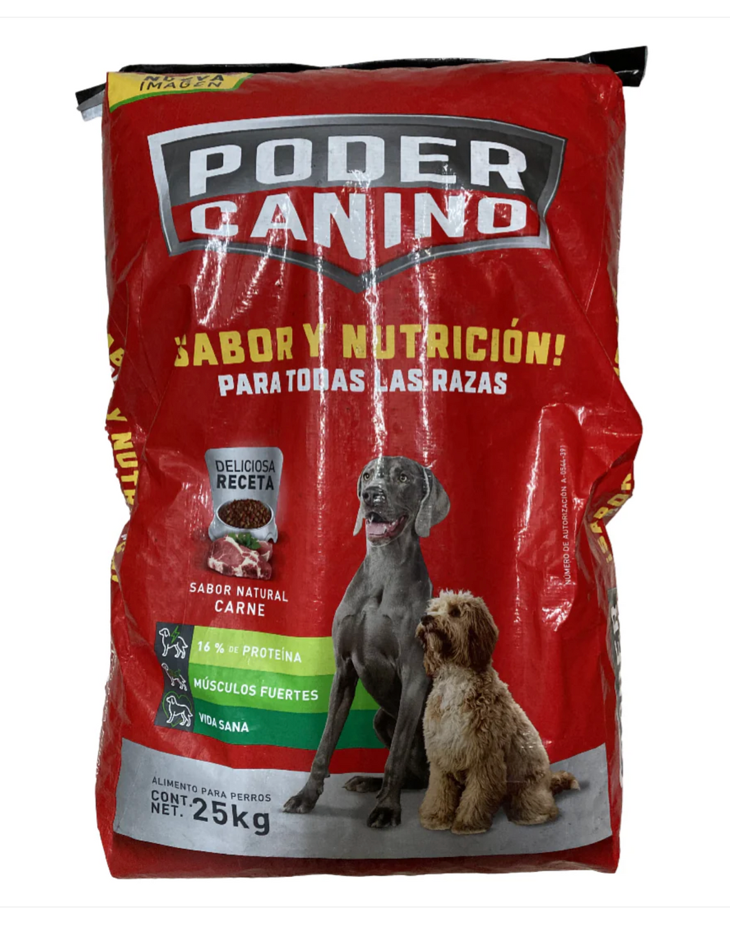 Bulto alimento para perro Poder Canino en croquetas 25K - SCG