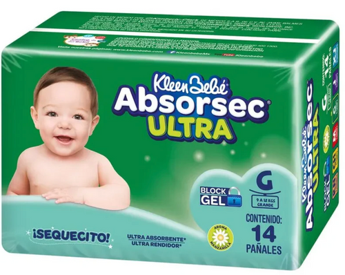 Caja Pañal Absorsec Grande 6C/14P - SCG