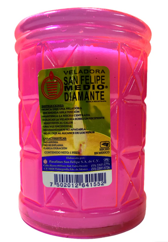 Caja Veladora Medio Diamante San Felipe 12P - SCG
