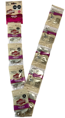 Caja Oblea con cajeta Coronado 50T/10P - SCG