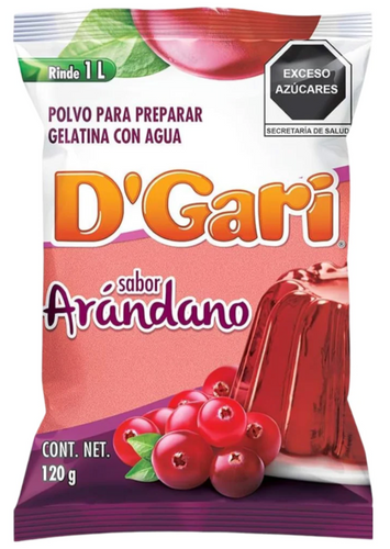 Caja Gelatina Arandano D´Gari 120G/50P - SCG