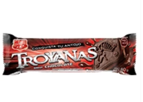 Caja Galletas Tres Estrellas Troyanas Chocolate 80G/16P - SCG