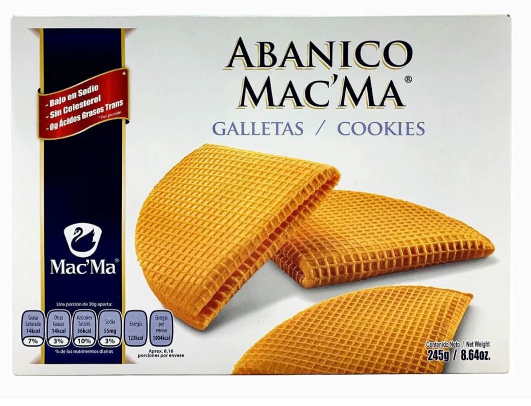 Caja galleta abanico Mac Ma 245G/12P - SCG
