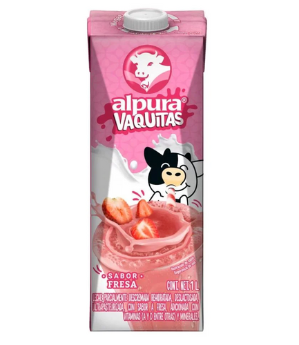 Caja Leche Alpura Fresa 1L/12P - SCG