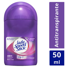 Cargar imagen en el visor de la galería, Caja Desodorante Lady Speed Stick Roll on Power Fresh 50M/12P - SCG