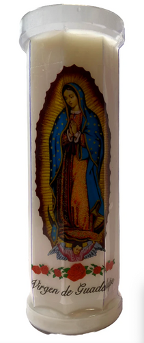 Caja Veladora Semanal Virgen de Guadalupe 12P - SCG