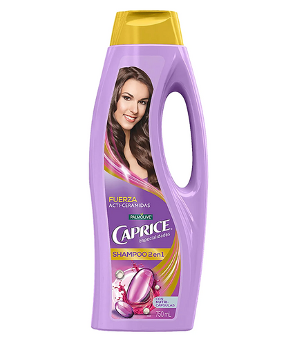 Caja shampoo Caprice ceramidas 2 en 1 750M/12P - SCG