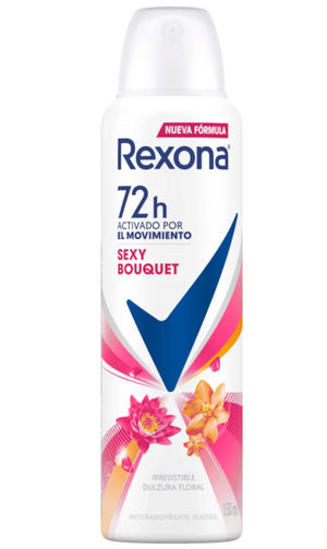 Caja Desodorante Rexona Mujer Aerosol Sexy 150G/12P - SCG