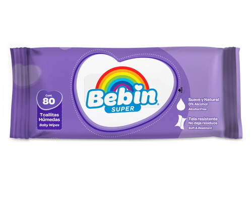 Caja de toallas húmedas Bebin 18P/80T - SCG