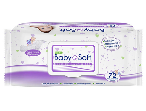 Caja de toallas húmedas Baby Soft 18P/80T - SCG