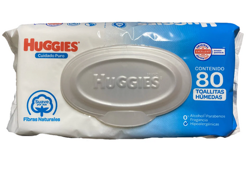 Caja de toallas húmedas sin aroma Huggies 18P/80T - SCG