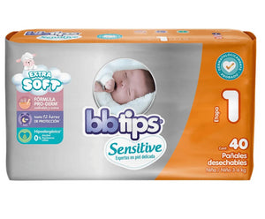 Caja de pañales Chicolastic Bebe Tips recién nacido 4C/40P - SCG