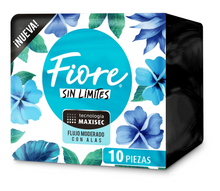 Cargar imagen en el visor de la galería, Caja de toallas Femenina Fiore Ultra Delgada C/A 12C/10P - SCG