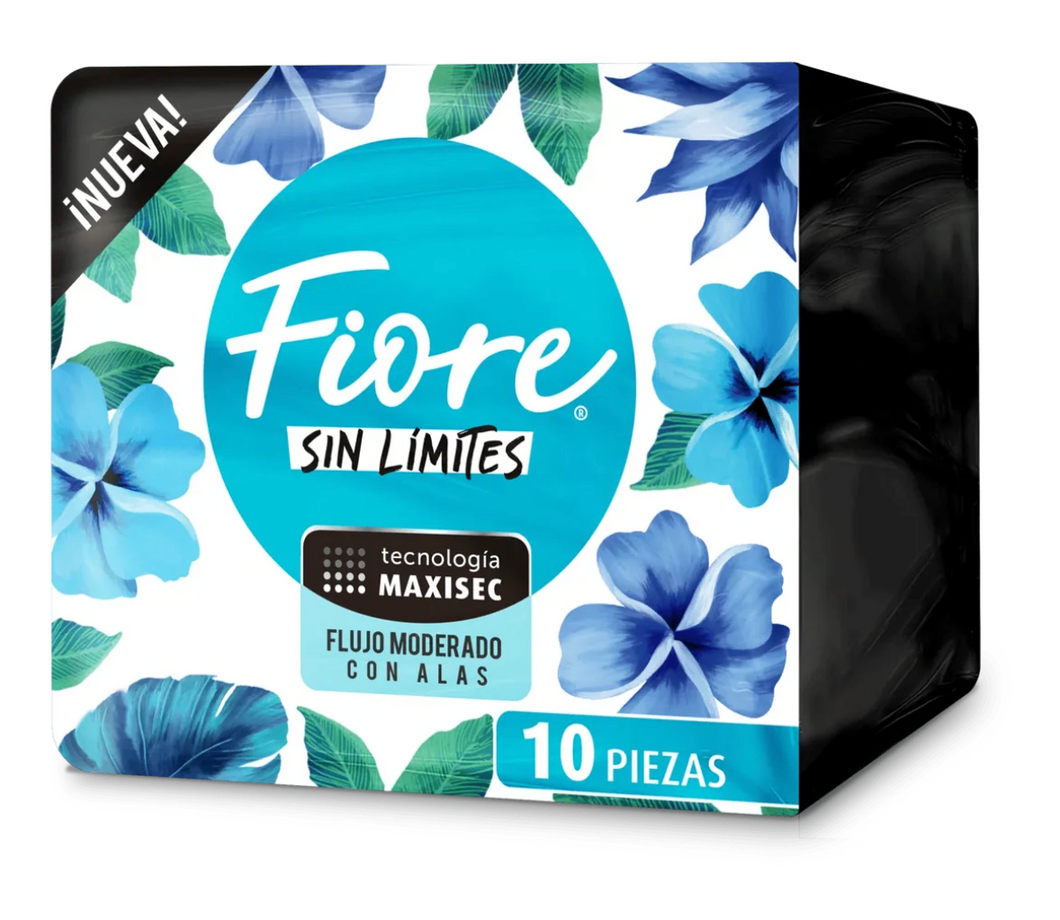 Caja de toallas Femenina Fiore Ultra Delgada C/A 12C/10P - SCG