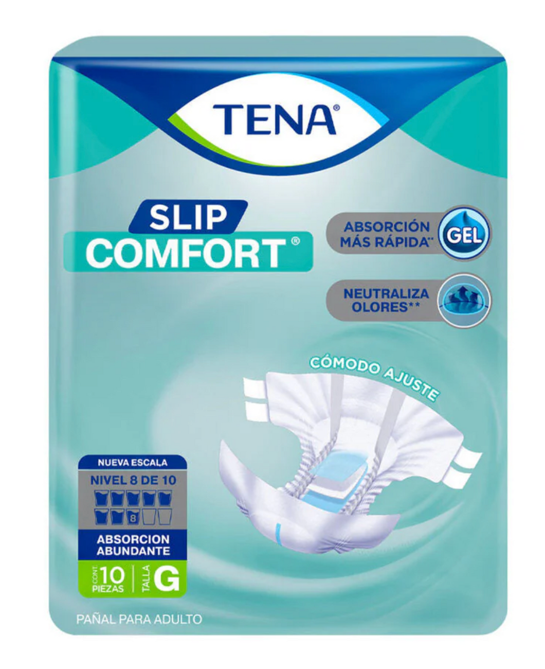 Caja pañal Tena Confort talla grande 4C/10P - SCG