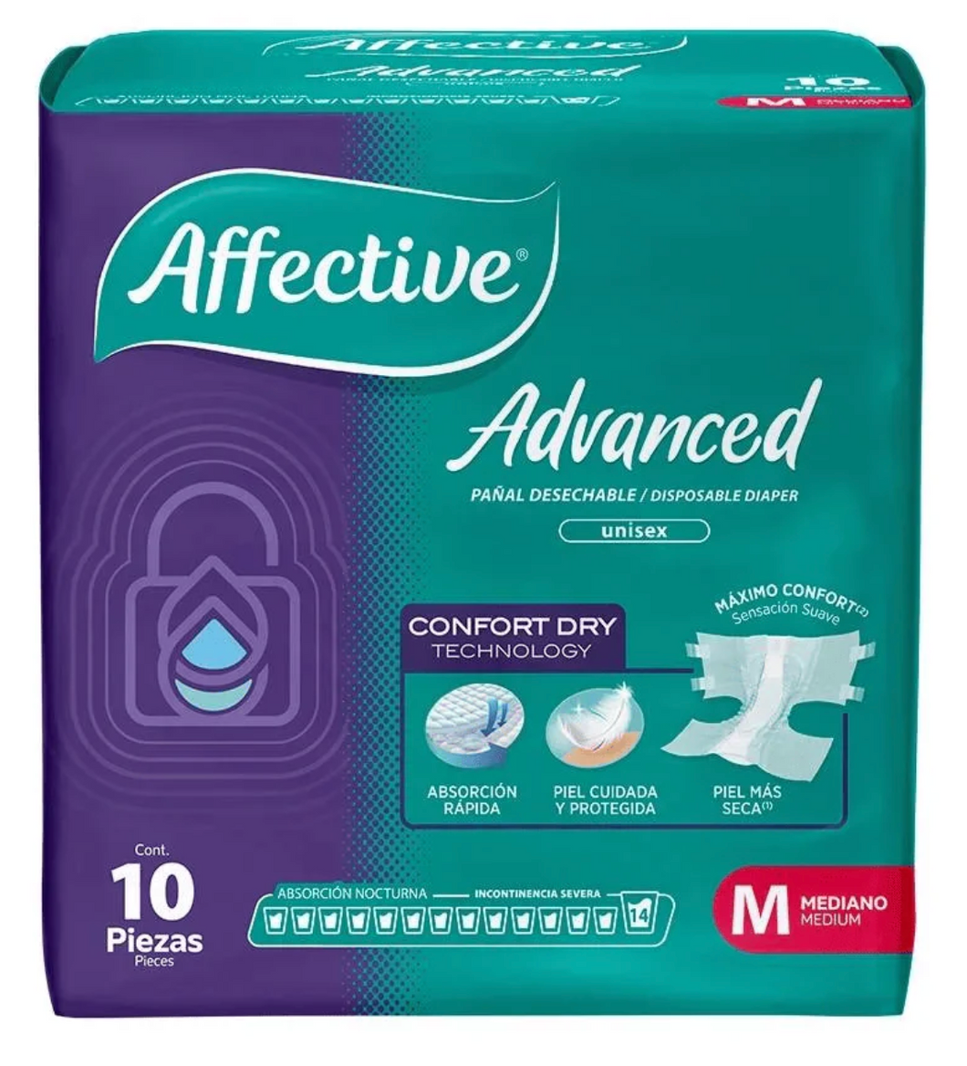 Caja pañal Affective Advanced talla mediana 8C/10P - SCG