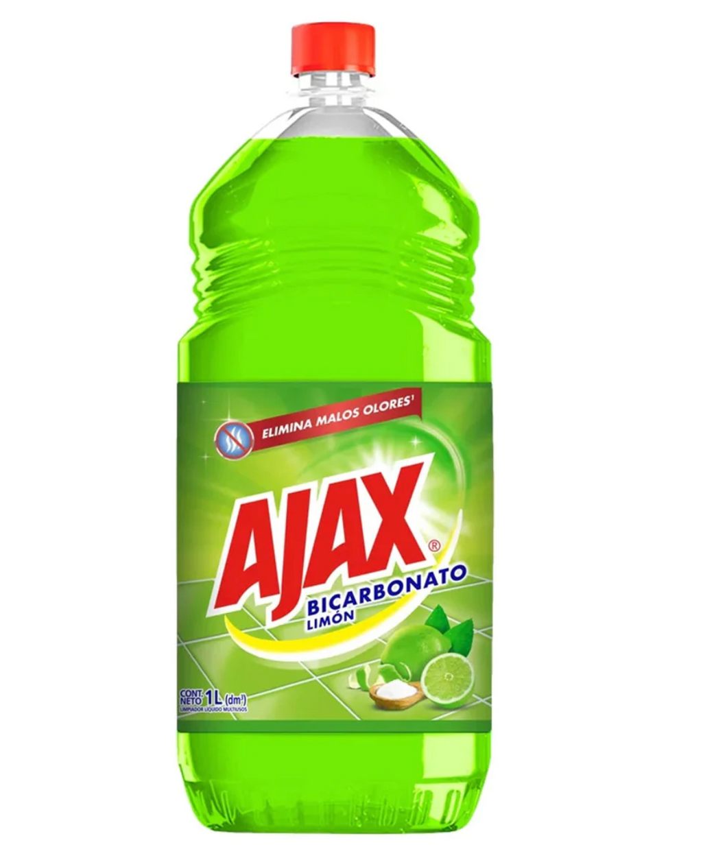 Caja Limpiador Ajax Bicarbonato Limón 1L/12P - SCG