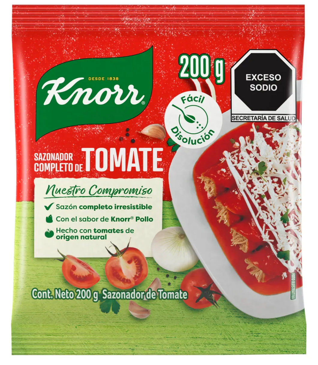Caja Sazonador Knorr Tomate Bolsa 200G/18P - SCG
