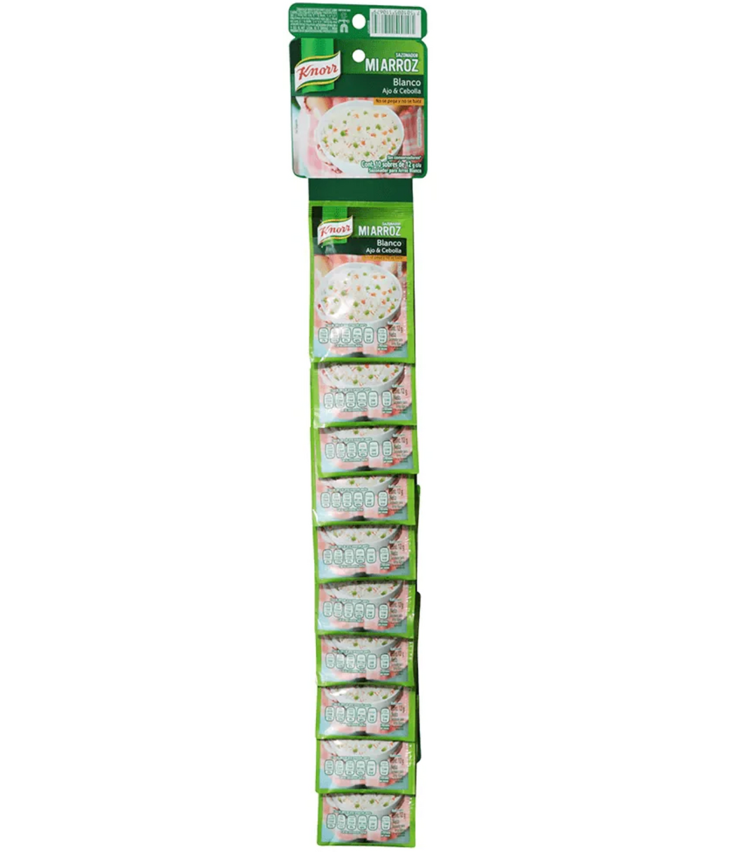 Caja Sazonador mi arroz sazón blanco 10P/12C/6E - SCG
