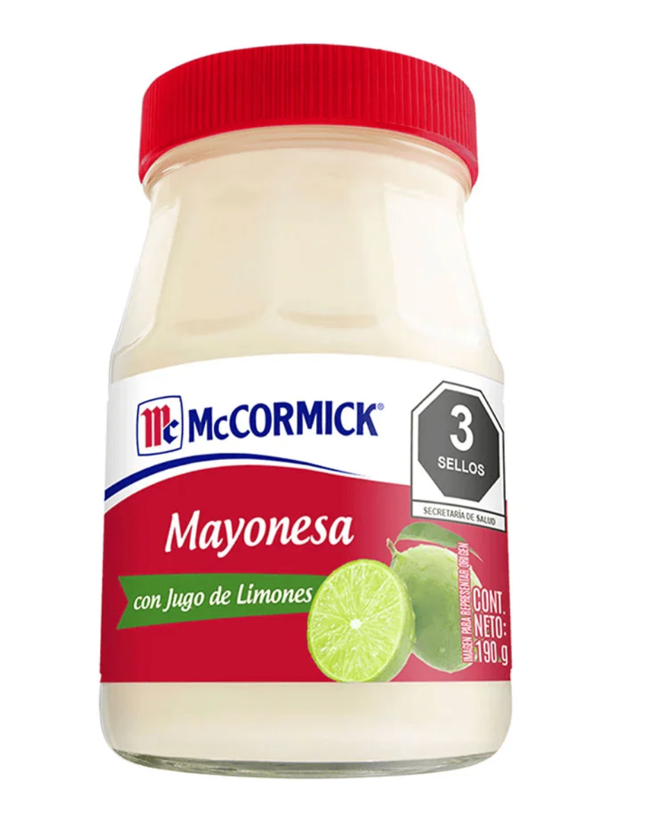 Caja Mayonesa McCormick No.8 24p/190g - SCG