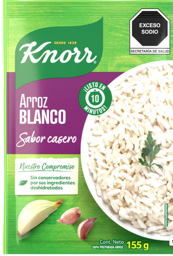Caja arroz blanco Knorr 155G/12P - SCG