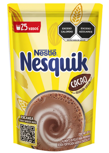 Caja chocolate en polvo Nesquik 357G/24P - SCG