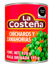 Cargar imagen en el visor de la galería, Caja de Chícharo con Zanahoria 420G/24P - SCG