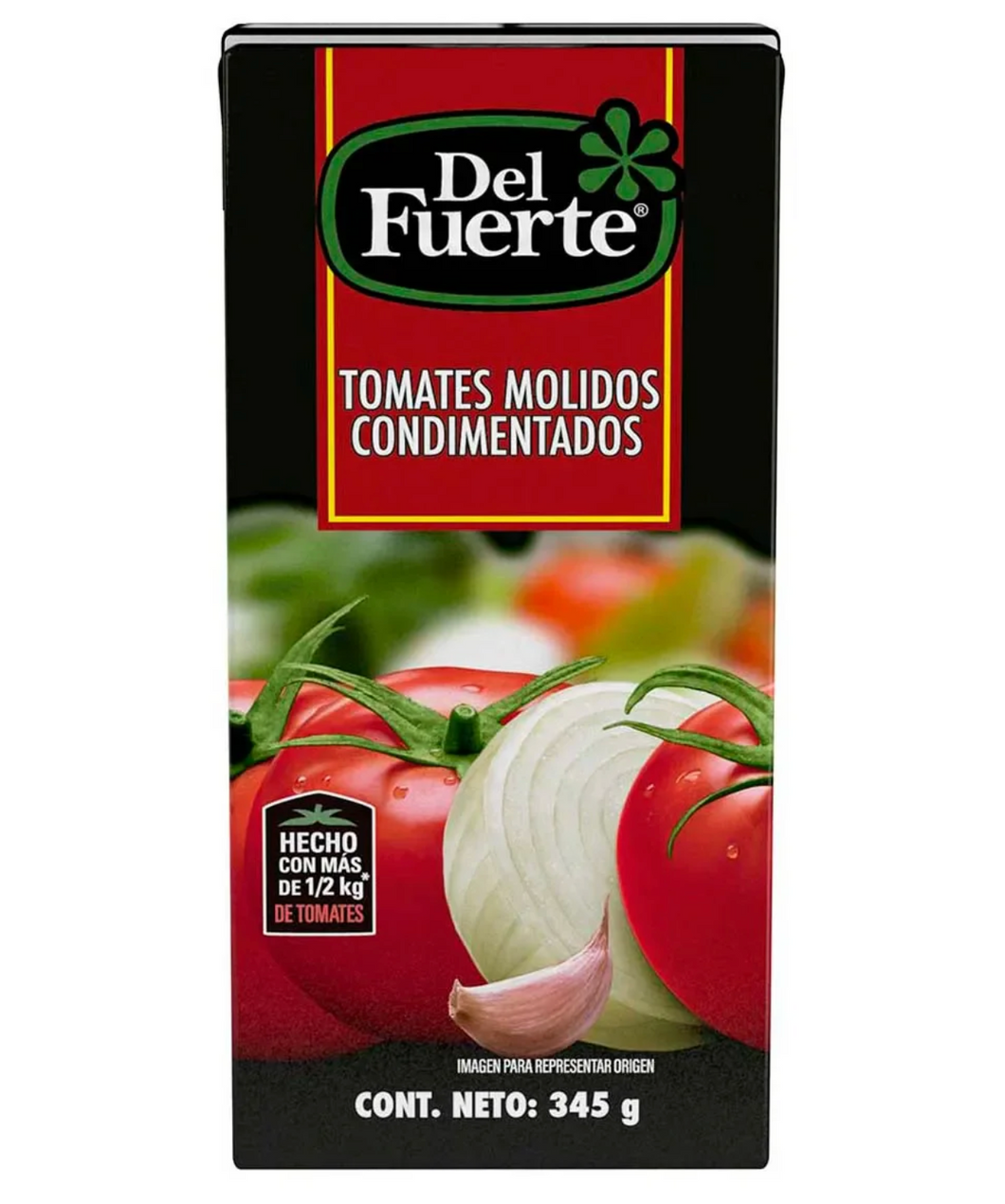 Caja de Pure de Tomate Del Fuerte 345G/24P - SCG