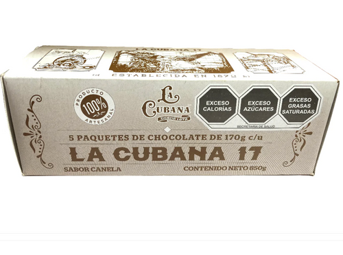 Caja Chocolate La Cubana No.17 850G/30P - SCG