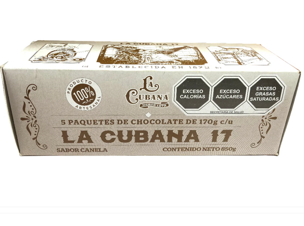 Caja Chocolate La Cubana No.17 850G/30P - SCG