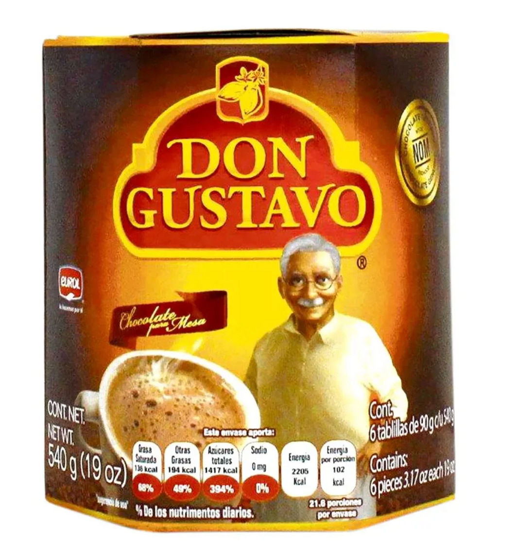 Caja Chocolate Don Gustavo 540G/12P - SCG