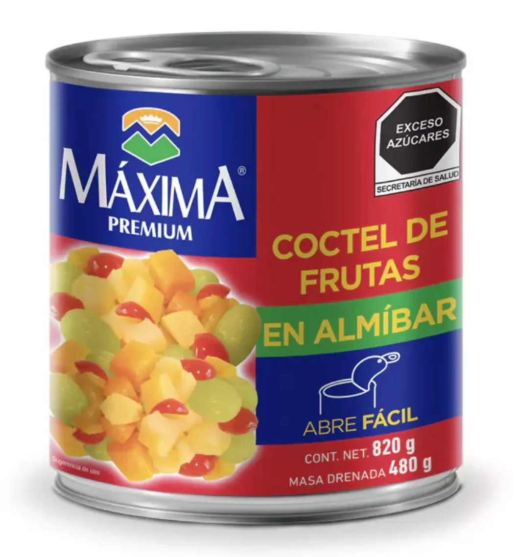 Caja coctel de frutas 820G/12P - SCG