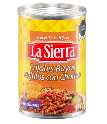 Caja Frijol con Chorizo Sierra 440G/12P - SCG