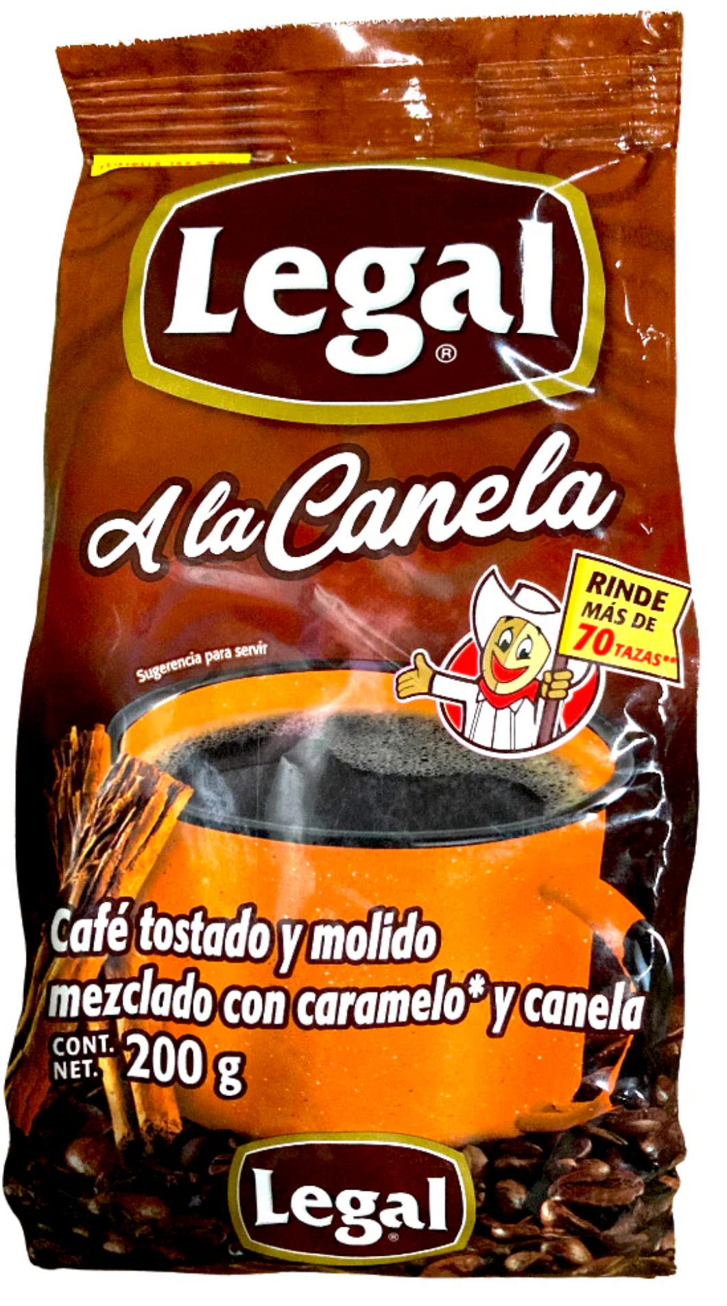 Caja café Legal con canela 200G/24P - SCG