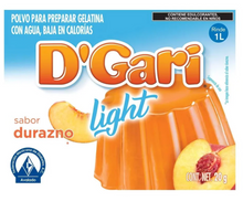 Cargar imagen en el visor de la galería, Caja Gelatina D'Gari Light Durazno 20G/24P - SCG