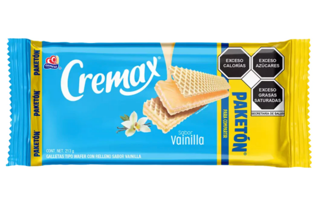 Caja Cremax Vainilla Gamesa 213G/8P - SCG